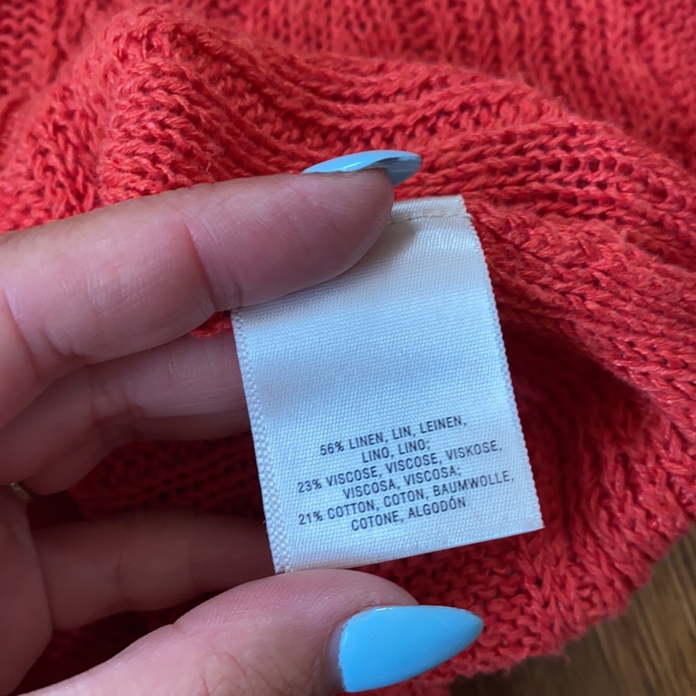 Anthro Rosie Neira Solana Linen Sweater - Picture 6 of 7